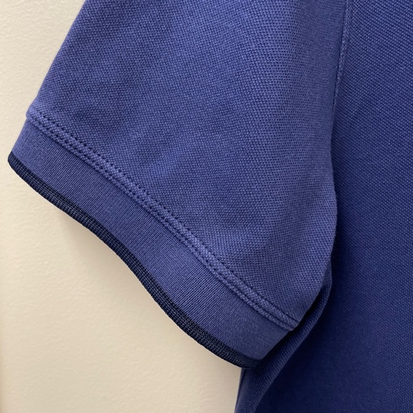 Hugo Boss Men's Blue Slim Fit 98% Cotton Short Sleeve Polo 100% Cotton Size M - Picture 4 of 11